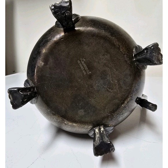 Vintage Leonard Silverplate Footed Water Pitcher With Ice Lip American Victorian - Picture 11 of 11